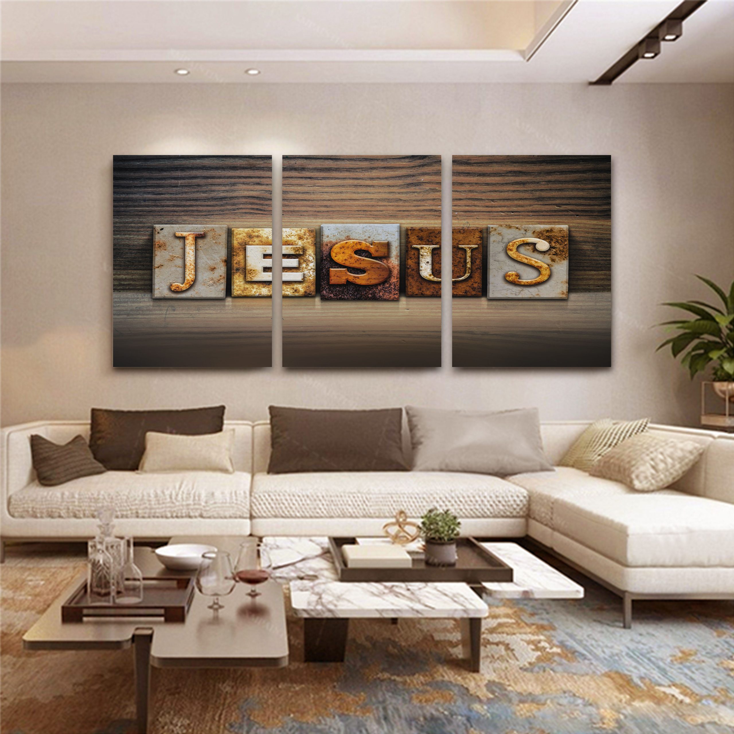 Jesus canvas art