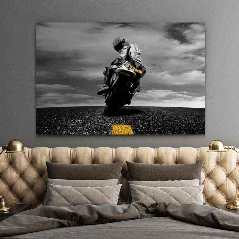 Valentino Rossi Canvas Wall Art - Image 4