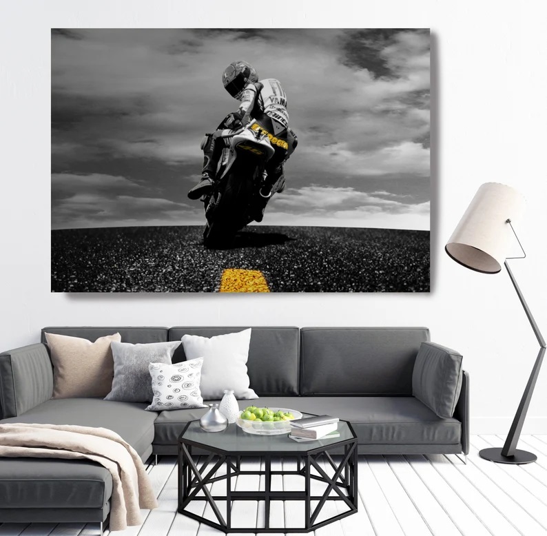 Valentino Rossi Canvas Wall Art - Image 3